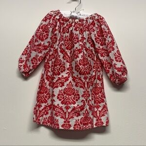 Blue Juniper | Kids Size 2T | Pink/White Long Sleeve Toddler Dress